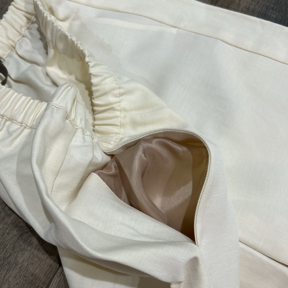 Brand new Enza Costa twill everywhere pant in vanilla - Picture 6 of 8